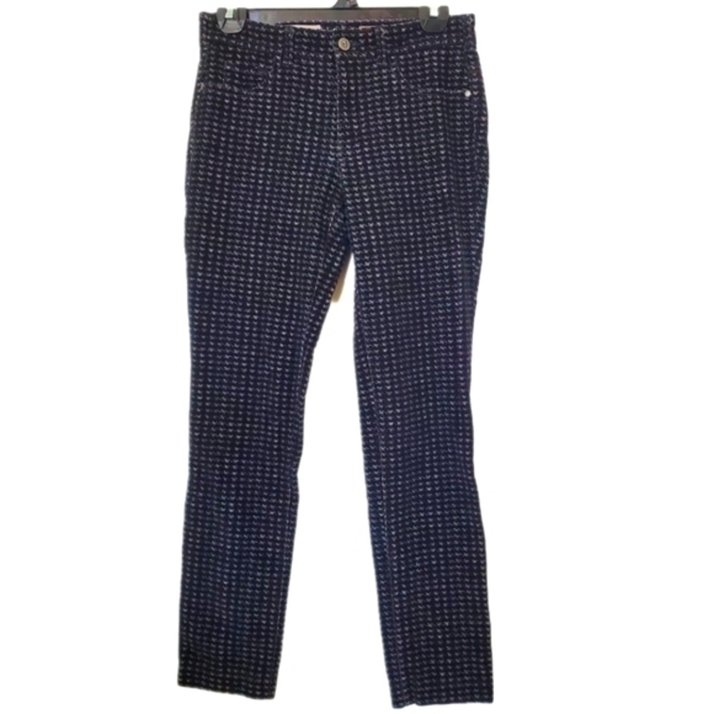 Pilcro & The Letterpress‎ Anthropologie Women's Black Serif Fit Corduroy Pant